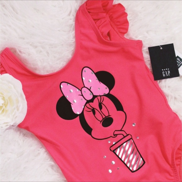 🎈SOLD🎈 🎉HP Pick🎉Gap Disney Minnie Mouse Swimsu - Picture 3 of 8